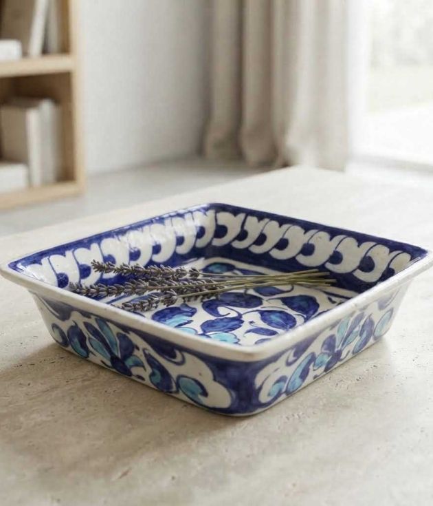Ceramic Italian Square Bowl