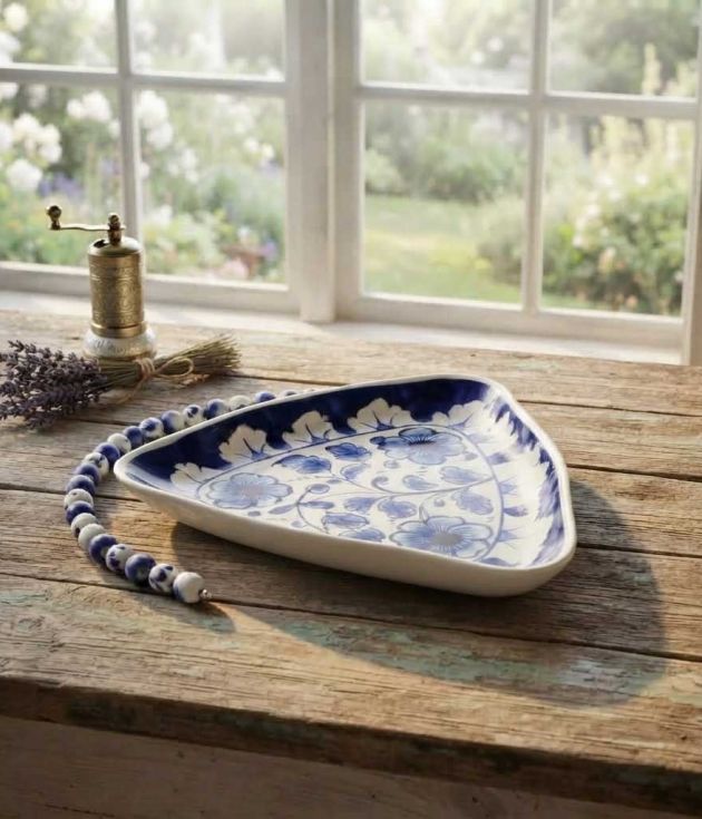 Ceramic Triangle Dish Small