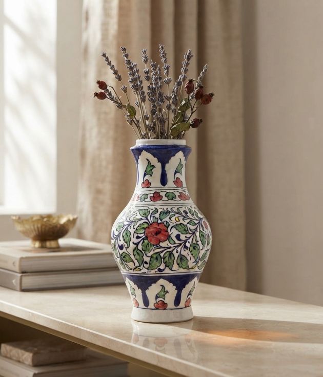 Ceramic New Marvi Multi Colors Vase