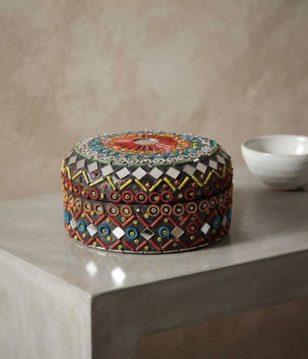 Jewellery Box with Mirror Work