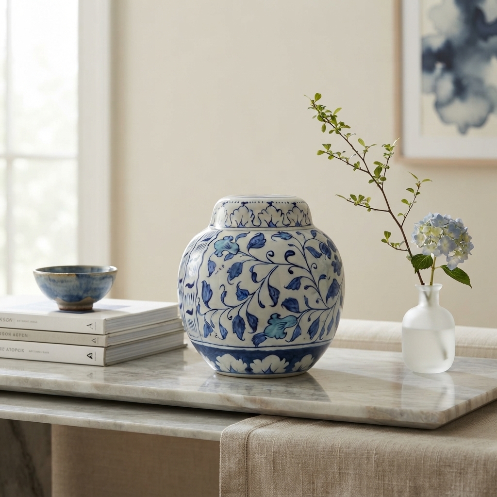 Ceramic Round Lamp