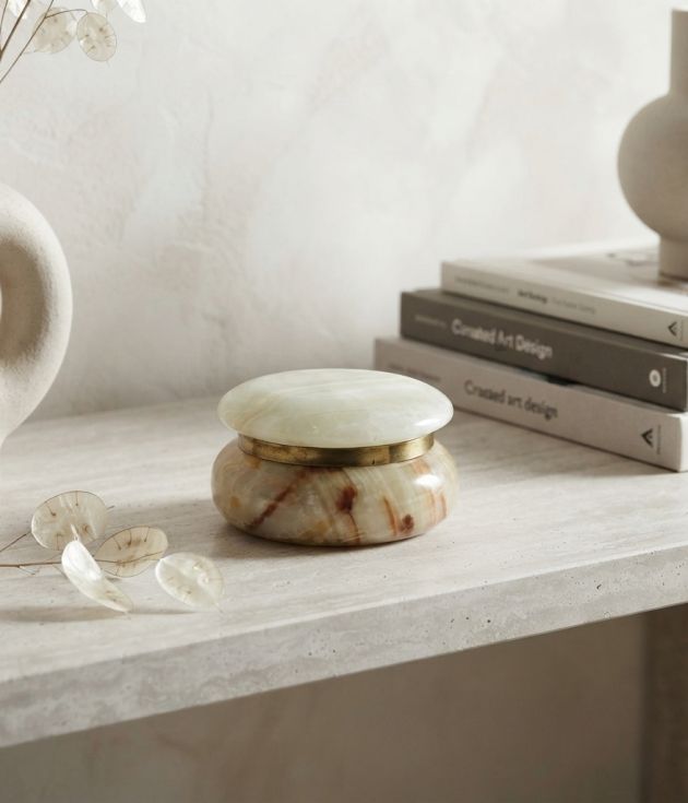 Onyx jewelry box