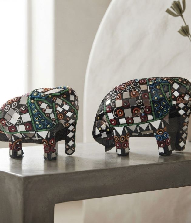 4piece elephant set (Miror work)