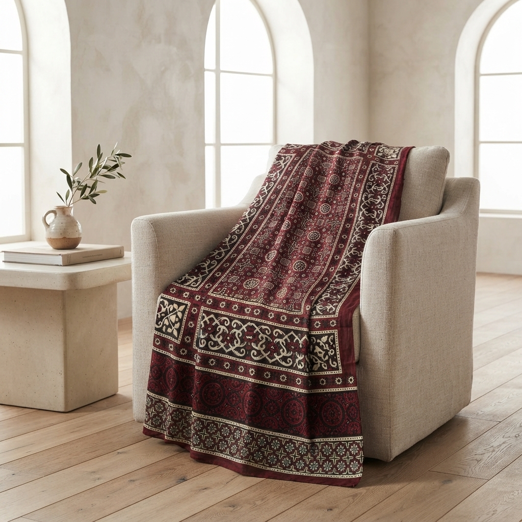 Sindhi Ajrak Cotton