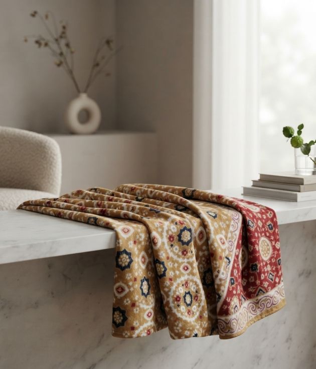 Sindhi Ajrak Bedsheet